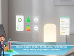 Review Gadget Singkat Smart Lampu Pintar Hemat Energi Ruang Kerja Modern Minimalis